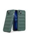 BFS  iPhone 15 Kılıf Optimum Silikon - Koyu Yeşil