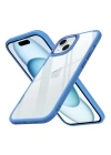 BFS  iPhone 15 Kılıf Power Silikon - Sierra Blue