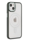 BFS  iPhone 15 Kılıf Room Magneticsafe Silikon - Köknar Yeşili
