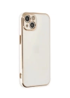 BFS  iPhone 15 Kılıf Volet Silikon - Beyaz