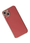 BFS  iPhone 15 Kılıf Volet Silikon - Kırmızı