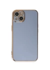 BFS  iPhone 15 Kılıf Volet Silikon - Mavi
