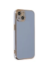 BFS  iPhone 15 Kılıf Volet Silikon - Mavi