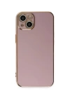 BFS  iPhone 15 Kılıf Volet Silikon - Mor