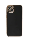 BFS  iPhone 15 Kılıf Volet Silikon - Siyah