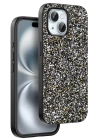 BFS  iPhone 15 Plus Bright Simli Kapak - Gümüş