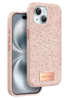 BFS  iPhone 15 Plus Bright Simli Kapak - Pembe