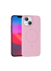 BFS  iPhone 15 Plus Broş Magsafe Kapak - Pembe