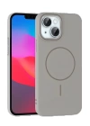 BFS  iPhone 15 Plus Broş Magsafe Kapak - Titan Gri