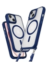 BFS  iPhone 15 Plus Kılıf Enka Magsafe Silikon Kılıf - Lacivert