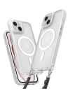 BFS  iPhone 15 Plus Kılıf Enka Magsafe Silikon Kılıf - Şeffaf