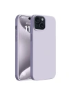 BFS  iPhone 15 Plus Kılıf First Silikon - Lila