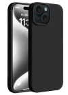 BFS  iPhone 15 Plus Kılıf First Silikon - Siyah