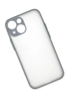 BFS  iPhone 15 Plus Kılıf Montreal Silikon Kapak - Gri
