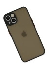 BFS  iPhone 15 Plus Kılıf Montreal Silikon Kapak - Siyah