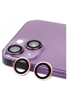 BFS  iPhone 15 Plus Raze Metal Kamera Lens - Pembe