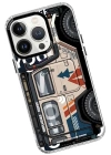 BFS  iPhone 15 Pro Cross Country Travel Magsafe Kapak - Jungle