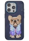 BFS  iPhone 15 Pro Cute Desenli Kapak - Lacivert