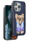 BFS  iPhone 15 Pro Cute Desenli Kapak - Lacivert