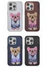 BFS  iPhone 15 Pro Cute Desenli Kapak - Lacivert