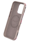 BFS  iPhone 15 Pro Flower Series Magsafe Kapak - Pembe