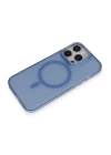 BFS  iPhone 15 Pro Frost Standlı Magsafe Kapak - Sierra Blue
