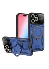 BFS  iPhone 15 Pro Joy Lens Standlı Kapak - Lacivert