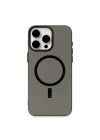 BFS  iPhone 15 Pro Kılıf Anka PC Magneticsafe Sert Metal Kapak - Siyah