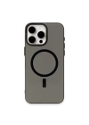 BFS  iPhone 15 Pro Kılıf Anka PC Magneticsafe Sert Metal Kapak - Siyah