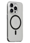 BFS  iPhone 15 Pro Kılıf Bubble Magsafe Kapak - Siyah