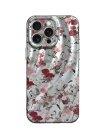 BFS  iPhone 15 Pro Kılıf Crew Desenli Kapak - Çiçek