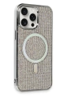 BFS  iPhone 15 Pro Kılıf Diamond Magsafe Kapak - Rainbow
