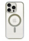 BFS  iPhone 15 Pro Kılıf Erozi Magsafe Kapak - Gri