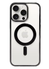 BFS  iPhone 15 Pro Kılıf Erozi Magsafe Kapak - Siyah