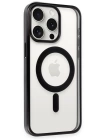 BFS  iPhone 15 Pro Kılıf Erozi Magsafe Kapak - Siyah
