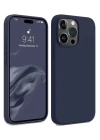 BFS  iPhone 15 Pro Kılıf First Silikon - Lacivert