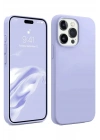 BFS  iPhone 15 Pro Kılıf First Silikon - Lila