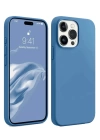 BFS  iPhone 15 Pro Kılıf First Silikon - Mavi