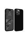 BFS  iPhone 15 Pro Kılıf First Silikon - Siyah
