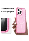 BFS  iPhone 15 Pro Kılıf Glow Magsafe Kapak - Siyah