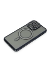 BFS  iPhone 15 Pro Kılıf Joke Simli Magneticsafe Kılıf - Lacivert