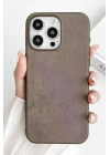 BFS iPhone 15 Pro Kılıf Karen Magsafe Kapak - Kahverengi