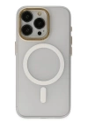 BFS  iPhone 15 Pro Kılıf Lodos Magneticsafe Mat Kapak - Şeffaf