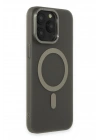 BFS  iPhone 15 Pro Kılıf Lodos Magneticsafe Mat Kapak - Titan Gri