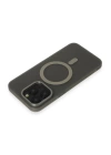 BFS  iPhone 15 Pro Kılıf Lodos Magneticsafe Mat Kapak - Titan Gri