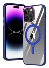 BFS  iPhone 15 Pro Kılıf  Magneticsafe Standlı Kapak - Lacivert