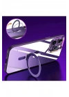 BFS  iPhone 15 Pro Kılıf  Magneticsafe Standlı Kapak - Lacivert