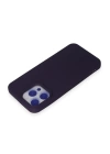BFS  iPhone 15 Pro Kılıf Nano içi Kadife Silikon - Mor