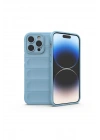 BFS  iPhone 15 Pro Kılıf Optimum Silikon - Sky Blue