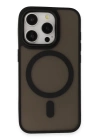 BFS  iPhone 15 Pro Kılıf Oslo Magsafe Kapak - Siyah